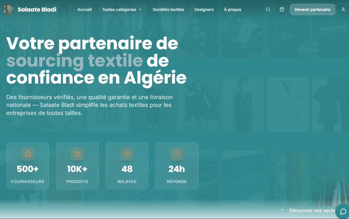 Salaate Bladi sur tablette